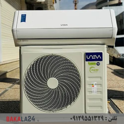 کولر گازی 24000 سرد و گرم اینورتر پلاس یونیوا مدل تیتانیوم TITANIUM