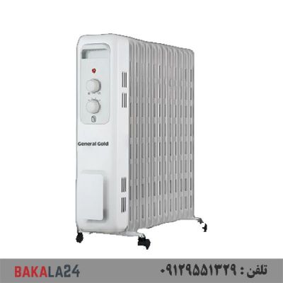شوفاژ برقی جنرال گلد 13پره (بدون فن) مدل GGOH-13W-B