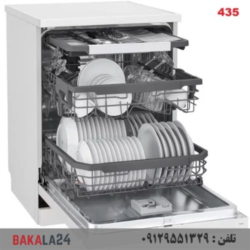 ماشین ظرفشویی ال جی DFC435FW سفید ساخت کره