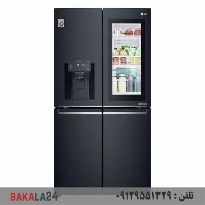 یخچال فریزر ساید اینستاویو 5 درب 30 فوت دودی ال جی مدل X29