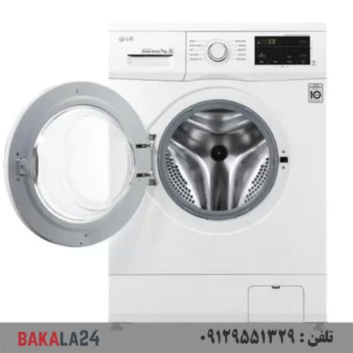 ماشین لباسشویی 7 کیلو سفید ال جی 2J3 مدل FH2J3TDNP0