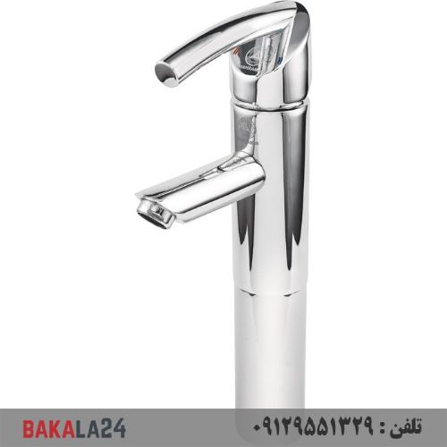 شیر روشویی پایه بلند قهرمان مدل تنسو