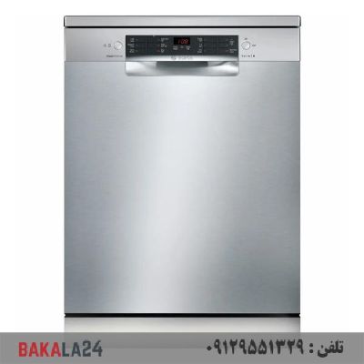 ماشین ظرفشویی سری 4 بوش ترکیه SMS46NI01B نقره ای 3 طبقه