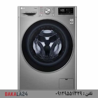 ماشین لباسشویی 9 کیلو بخارشور دار ال جی V5 مدل F4V5VYP2T