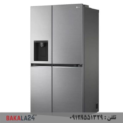 یخچال فریزر ساید بای ساید 30 فوت سیلور ال جی مدل J287