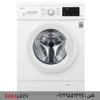 ماشین لباسشویی 7 کیلو سفید ال جی 2J3 مدل FH2J3TDNP0
