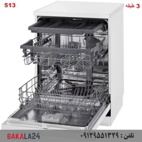 ظرفشویی ال جی DFC513FW سفید 14 نفره تولید 2024