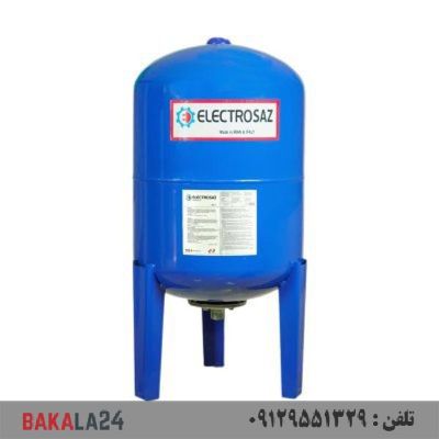 منبع تحت فشار الکتروساز 50 لیتری پایه دار بدون درجه