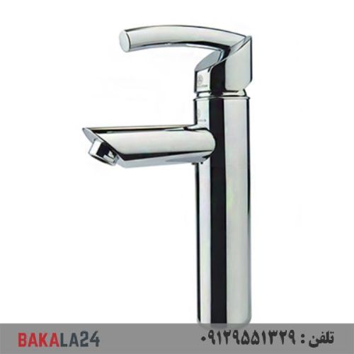 شیر روشویی پایه بلند قهرمان مدل تنسو