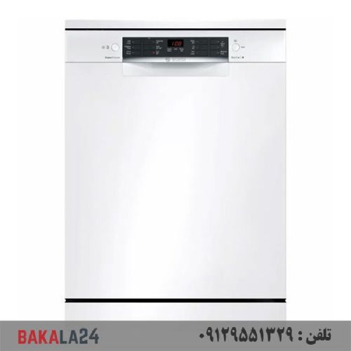ظرفشویی بوش SMS46NW01B سفید مونتاژ ترکیه 14 نفره