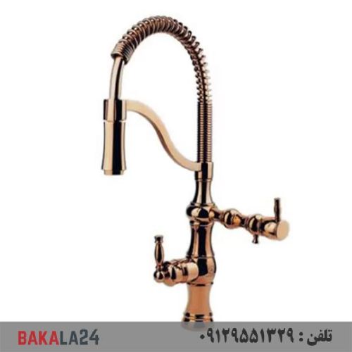 شیر ظرفشویی دو منظوره قهرمان مدل آنتیک (کروم)