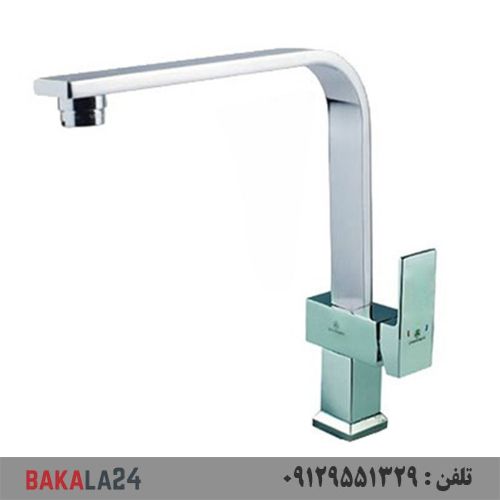 شیر ظرفشویی قهرمان مدل فلت علم تخت