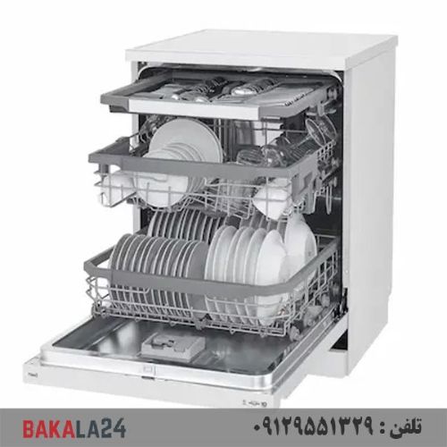 ماشین ظرفشویی 14 نفره بخارشور دار کره سفید ال جی DFB425FW