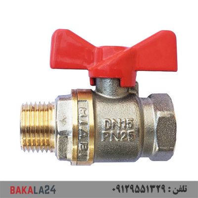 شیر پکیج پروانه ای ریابی مدل 1/2