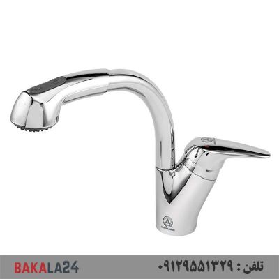 شیر ظرفشویی شلنگدار قهرمان مدل آرمال