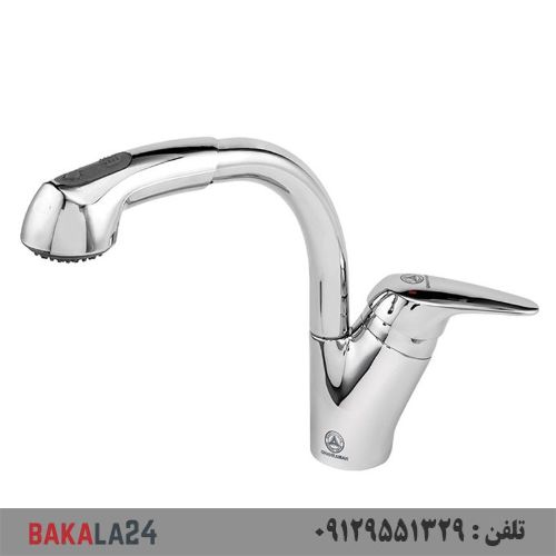شیر ظرفشویی شلنگدار قهرمان مدل آرمال